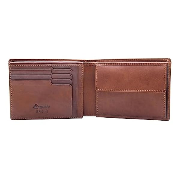 Esquire Dallas Portemonnee RFID-bescherming Leer 13 cm